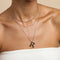 18k Gold Plated Jewellery - R Initial Bold Pendant Necklace in Gold - Pendant Necklace - Astrid &amp; Miyu