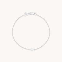 Bracelets - Essential Crystal Charm Bracelet in Silver - Bracelets - Astrid &amp; Miyu