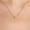18k Gold Plated Jewellery - Essential Crystal Pendant Necklace in Gold - Necklaces - Astrid &amp; Miyu