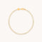 18k Gold Plated Jewellery - Gleam Bold Tennis Chain Bracelet in Gold - Chain Bracelet - Astrid &amp; Miyu
