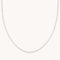 Crystal Collection - Gleam Tennis Chain Necklace in Silver - Chain Necklaces - Astrid &amp; Miyu