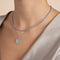 Crystal Collection - Gleam Tennis Chain Necklace in Silver - Chain Necklaces - Astrid &amp; Miyu