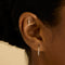 Earrings - Staple Hoops in Solid White Gold - Hoop Earrings - Astrid &amp; Miyu