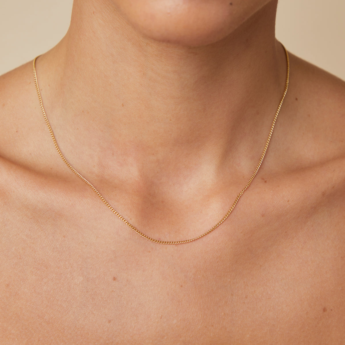 Charm Compatible Necklaces & Bracelets - Bold Miyu Chain Necklace in Solid Gold - Necklaces - Astrid &amp; Miyu