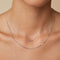 Charm Compatible Necklaces & Bracelets - Bold Miyu Chain Necklace in Solid White Gold - Necklaces - Astrid &amp; Miyu