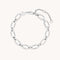 Open Link Chain Bracelet in Silver-Astrid &amp; Miyu