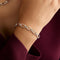 Open Link Chain Bracelet in Silver-Astrid &amp; Miyu