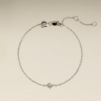 Shooting Star Pendant Bracelet in Silver-Astrid &amp; Miyu