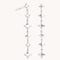 Cosmic Star Drop Studs in Silver-Astrid &amp; Miyu