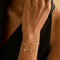 Bracelets - Diamond Charm Bracelet in Solid White Gold - Charm Bracelets - Astrid &amp; Miyu