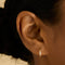Earrings - Diamond Trilogy Hoops in Solid Gold - Hoop Earrings - Astrid &amp; Miyu