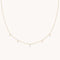 Charm Necklaces - Diamond Charm Necklace in Solid Gold - Charm Necklaces - Astrid &amp; Miyu