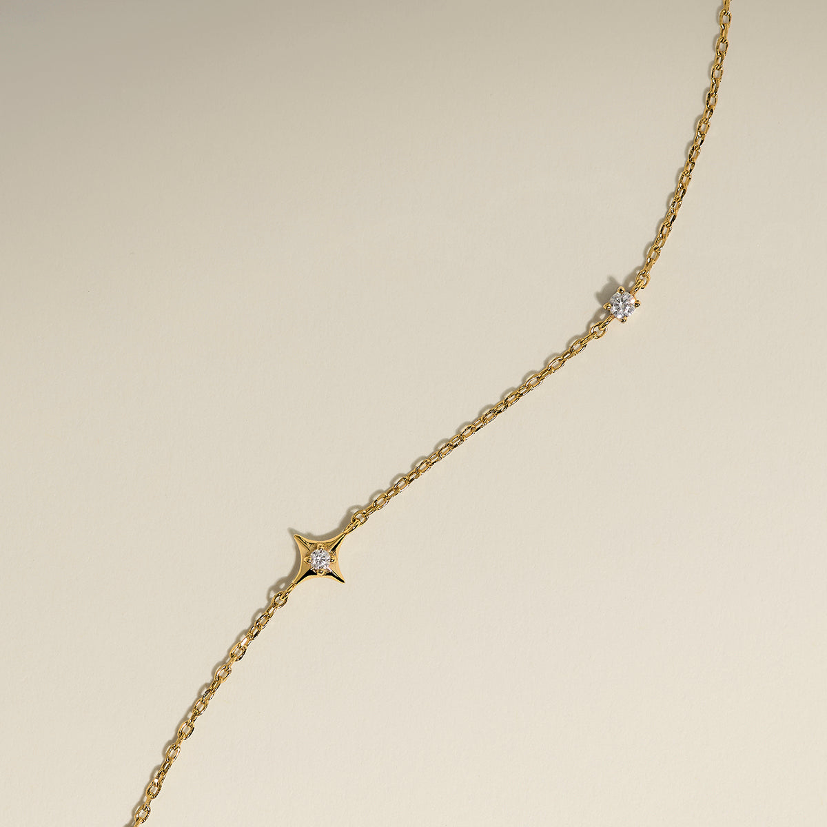 Cosmic Star Charm Bracelet in Gold-Astrid &amp; Miyu