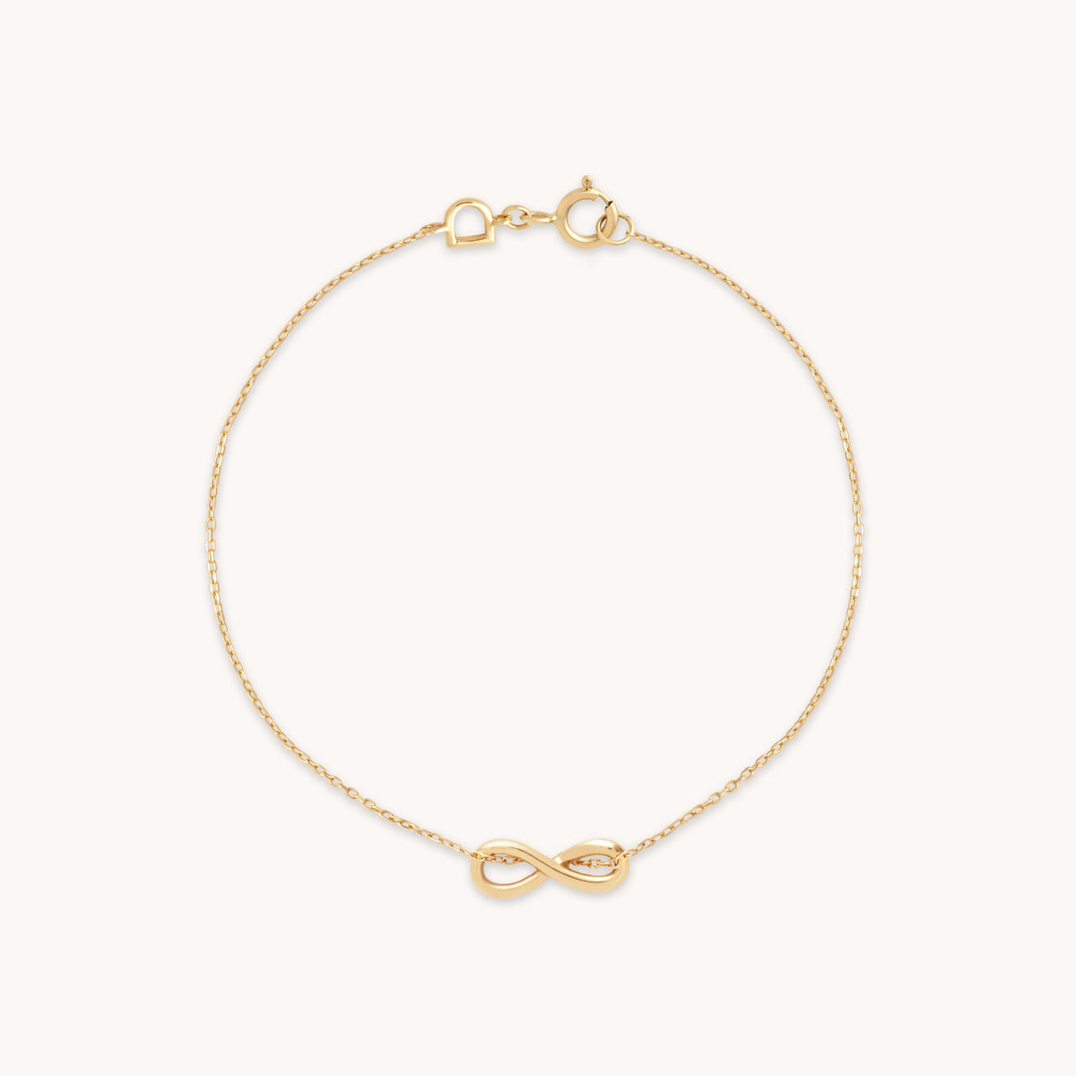 Bracelets - Infinite Charm Bracelet in Solid Gold - Charm Bracelet - Astrid &amp; Miyu