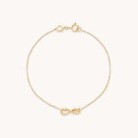 Bracelets - Infinite Charm Bracelet in Solid Gold - Charm Bracelet - Astrid &amp; Miyu
