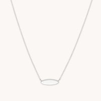 Bridal Jewellery - ID Pendant Necklace in Solid White Gold - Pendant Necklace - Astrid &amp; Miyu