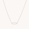Bridal Jewellery - ID Pendant Necklace in Solid White Gold - Pendant Necklace - Astrid &amp; Miyu