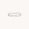 April White Topaz - Infinite Topaz Pavé Ring in Solid White Gold - Band Ring - Astrid &amp; Miyu