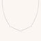 Charm Necklaces - Heart Charm Necklace in Silver - Charm Necklaces - Astrid &amp; Miyu
