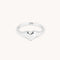 Graduation Gifts - Heart Signet Ring in Silver - Signet Ring - Astrid &amp; Miyu