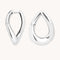 Earrings - Molten Large Hoops in Silver - Hoop Earrings - Astrid &amp; Miyu