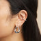 Earrings - Molten Large Hoops in Silver - Hoop Earrings - Astrid &amp; Miyu
