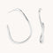 Earrings - Infinite Hoops in Silver - Hoop Earrings - Astrid &amp; Miyu