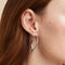 Earrings - Infinite Hoops in Silver - Hoop Earrings - Astrid &amp; Miyu