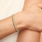 Bracelets - Moonstone Gemstone Bracelet in 9k White Gold - Beaded Bracelet - Astrid &amp; Miyu