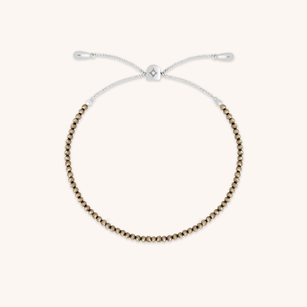 Ironstone Gemstone Bracelet in 9k White Gold-Astrid &amp; Miyu
