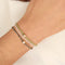 Beaded Jewellery - Olivine Gemstone Bracelet in 9k Gold - Beaded Bracelet - Astrid &amp; Miyu