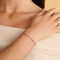 Bracelets - Tourmaline Gemstone Bracelet in 9k White Gold - Beaded Bracelet - Astrid &amp; Miyu