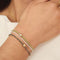 Beaded Jewellery - Moonstone Gemstone Bracelet in 9k Gold - Beaded Bracelet - Astrid &amp; Miyu