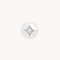 A&M Junior Collection - Cosmic Click Charm in 9k White Gold - Click Charm - Astrid &amp; Miyu