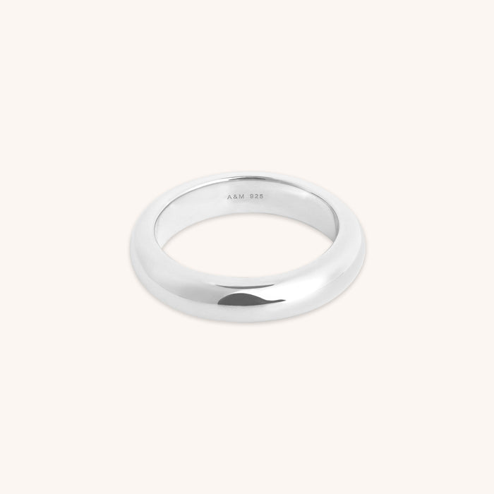 Dolce Collection - Bold Stacking Ring in Silver - Rings - Astrid &amp; Miyu