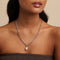 Charm Compatible Necklaces & Bracelets - Infinite Pearl Bold Lariat Necklace in Silver - Lariat Necklace - Astrid &amp; Miyu