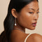 Earrings - Infinite Pearl Drop Studs in Silver - Stud Earrings - Astrid &amp; Miyu