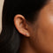 18k Gold Plated Jewellery - Pearl & Crystal Studs in Gold - Stud Earrings - Astrid &amp; Miyu