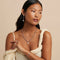 Earrings - Pearl & Crystal Studs in Silver - Stud Earrings - Astrid &amp; Miyu