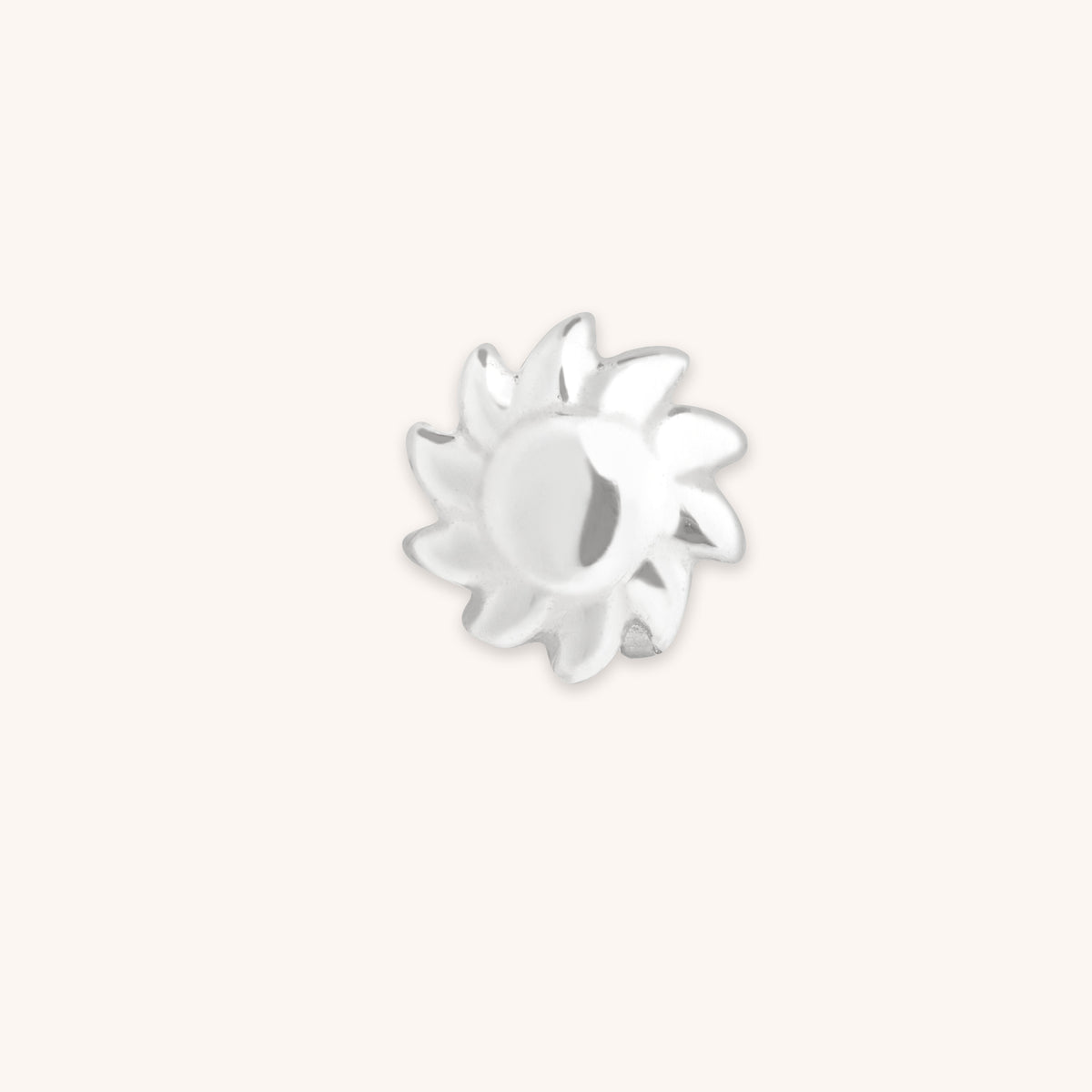 A&M Junior Collection - Sunshine Click Charm in 9k White Gold - Click Charm - Astrid &amp; Miyu