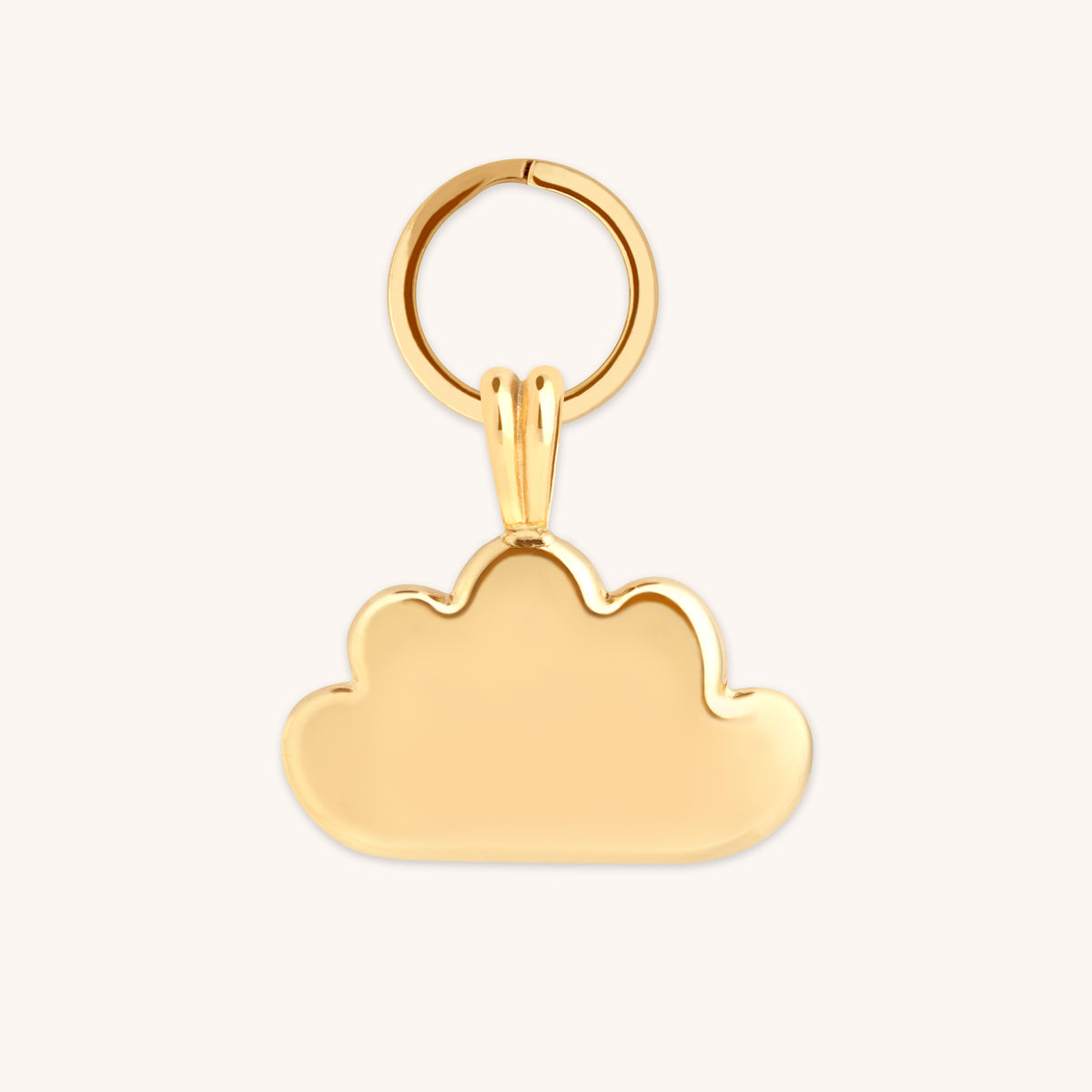 Pet Tags - Cloud Pet Tag in Gold - Merchandise - Astrid &amp; Miyu