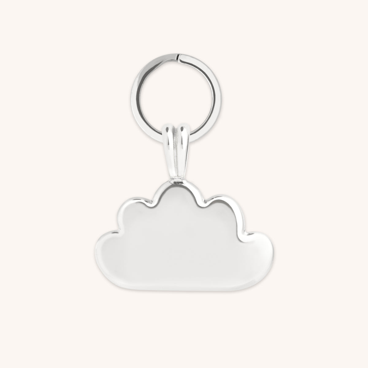 Pet Tags - Cloud Pet Tag in Silver - Merchandise - Astrid &amp; Miyu