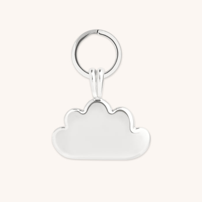 Pet Tags - Cloud Pet Tag in Silver - Merchandise - Astrid &amp; Miyu