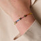 A&M Junior Collection - Junior Rainbow Gemstone Bracelet in 9k Gold - Beaded Bracelet - Astrid &amp; Miyu