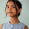 A&M Junior Collection - Junior Rainbow Gemstone Necklace in 9k White Gold - Beaded Necklace - Astrid &amp; Miyu