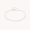 Anklets - Essential Beaded Chain Anklet in Silver - Anklet - Astrid &amp; Miyu