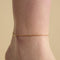 18k Gold Plated Jewellery - Essential Rope Chain Anklet in Gold - Anklet - Astrid &amp; Miyu