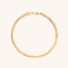 18k Gold Plated Jewellery - Essential Snake Chain Bracelet in Gold - Chain Bracelet - Astrid &amp; Miyu