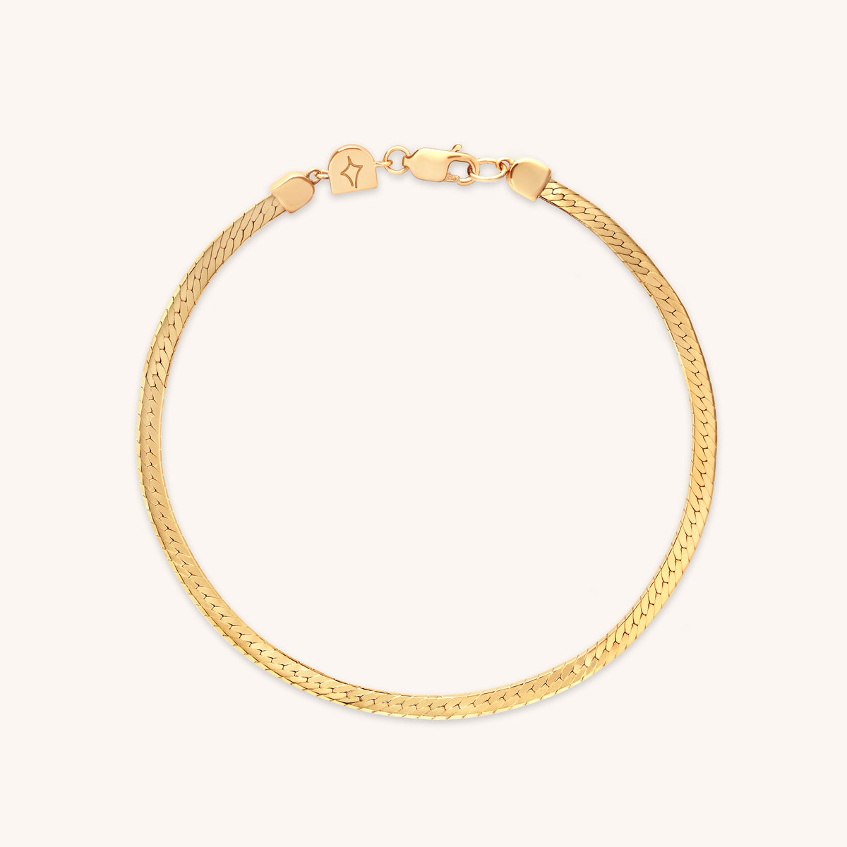 18k Gold Plated Jewellery - Essential Snake Chain Bracelet in Gold - Chain Bracelet - Astrid &amp; Miyu