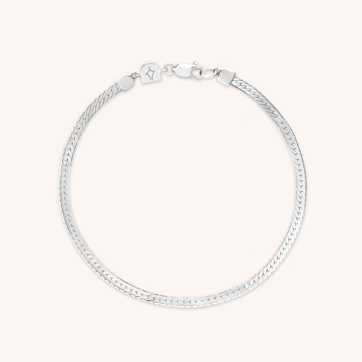 Bracelets - Essential Snake Chain Bracelet in Silver - Chain Bracelet - Astrid &amp; Miyu